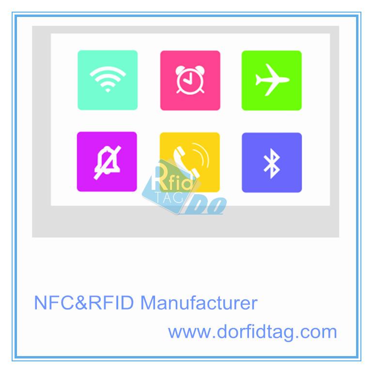 Dia25MM Printable Ntag216 PET NFC tag